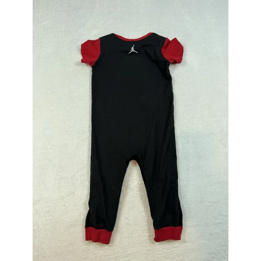 Jordan Jumpman Static Knit Baby Romper Black 18M‎ Toddler Outfit Soft Jersey